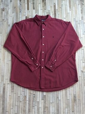 Ralph Lauren Men's XL Vintage 90s Blaire Vertical Stripe Button Down Shirt